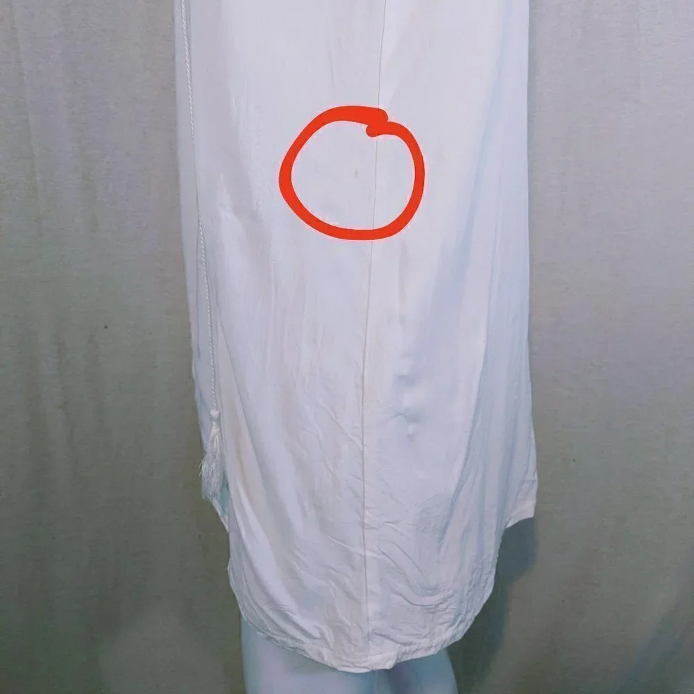 Charlotte Russe Sleeveless Blue and White Boho Dress Women's Size XS